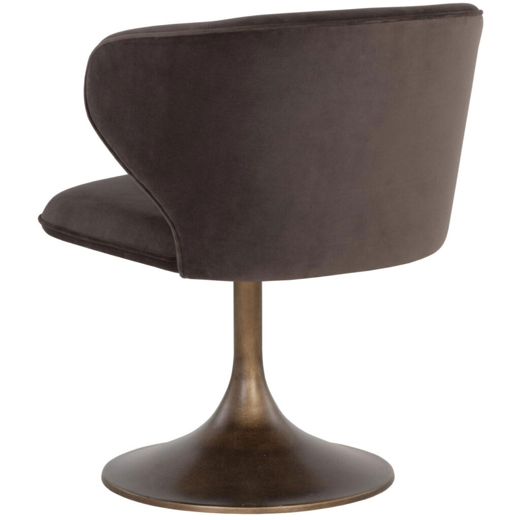 Simone Swivel Dining Chair - Meg Ash - Image 4