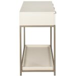 Rebel Console Table With Drawers - Champagne Gold - Cream 11 Rebel Console Table With Drawers - Champagne Gold - Cream 108770 108770 REBEL CONSOLE TABLE CHAMPAGNE GOLD CREAM 4