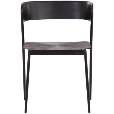 Keanu Dining Chair - Gunmetal 108771 108771 KEANU DINING ARMCHAIR GUNMETAL 1