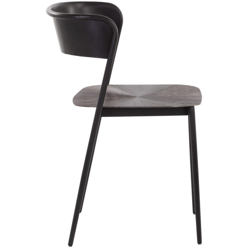 Keanu Dining Chair - Gunmetal - Image 3