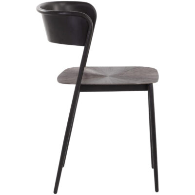 Keanu Dining Chair - Gunmetal 108771 108771 KEANU DINING ARMCHAIR GUNMETAL 2