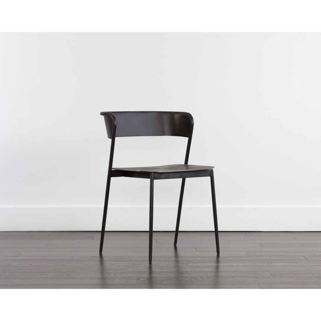 Keanu Dining Chair - Gunmetal - Image 5