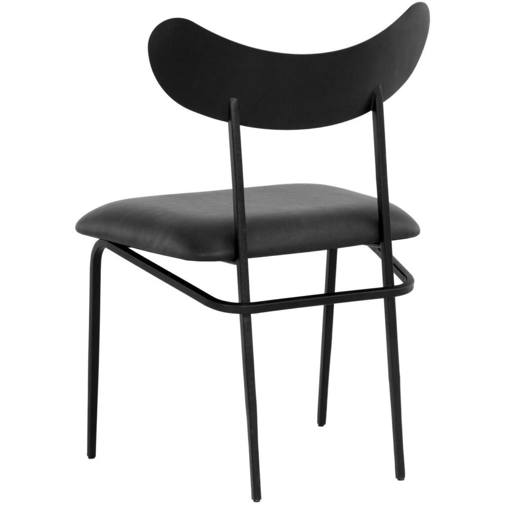 Gibbons Dining Chair - Black - Bravo Portabella - Image 4