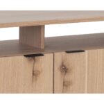 Ambrose Modular Media Console And Cabinet - Rustic Oak - Black 11 Ambrose Modular Media Console And Cabinet - Rustic Oak - Black 108796 108796 AMBROSE MODULAR MEDIA CONSOLE AND CABINET RUSTIC OAK BLACK 7