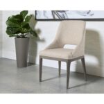 Estrada Dining Chair - Mainz Cream 7 Estrada Dining Chair - Mainz Cream 108818 108818 ESTRADA DINING CHAIR LIGHT GREY OAK MAINZ CREAM 5