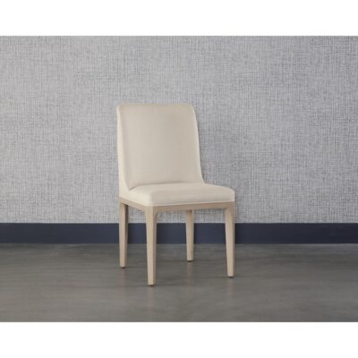 Elisa Dining Chair - Light Oak - Mainz Cream 108824 108824 ELISA DINING CHAIR LIGHT OAK MAINZ CREAM 5