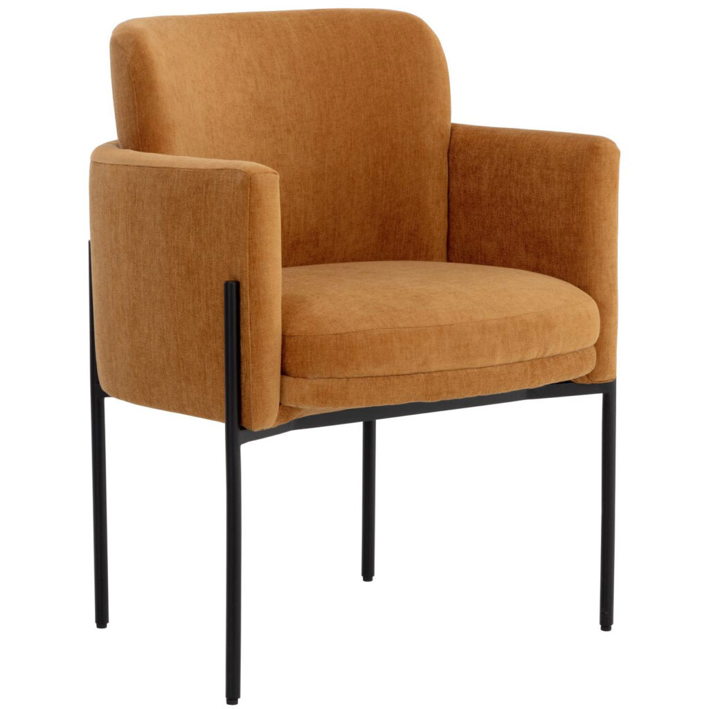 Richie Dining Armchair - Black - Danny Amber