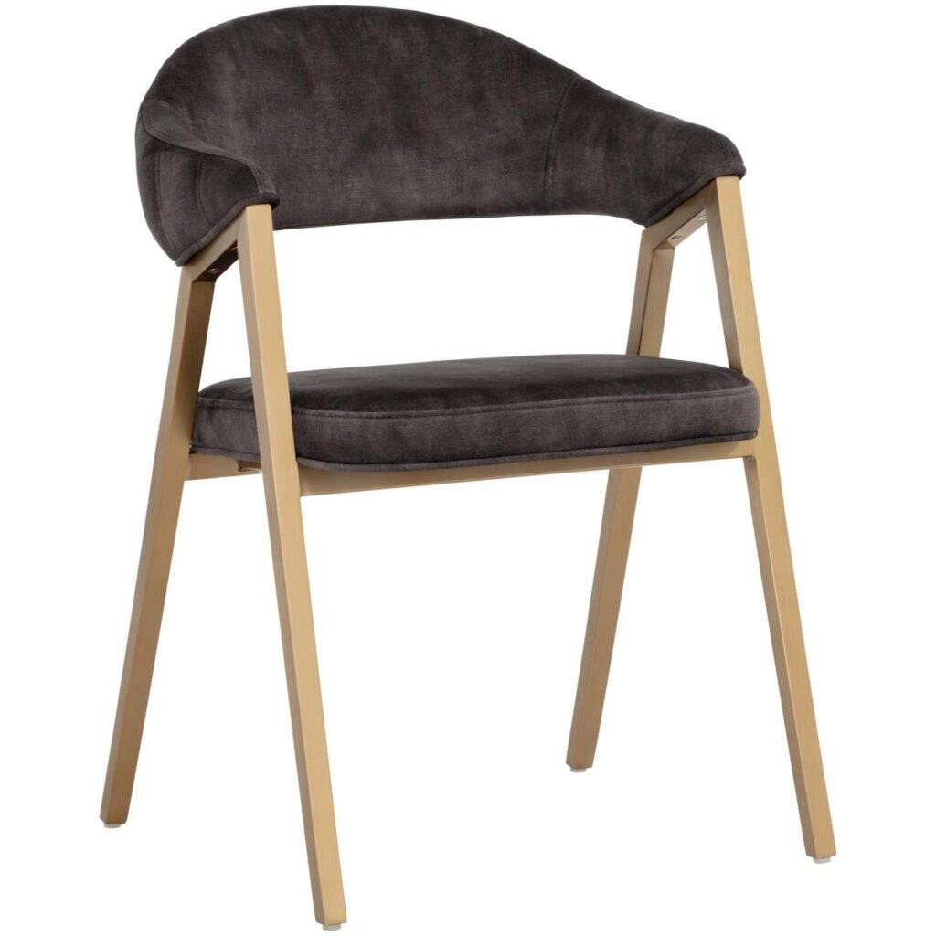 Burgos Dining Armchair - Nono Shitake