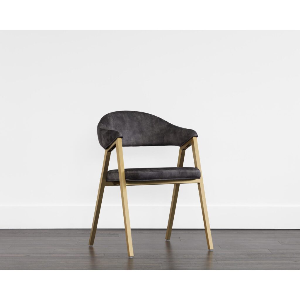 Burgos Dining Armchair - Nono Shitake - Image 5