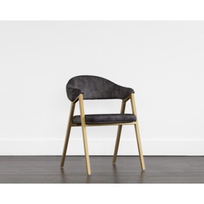 Burgos Dining Armchair - Nono Shitake 108871 108871 BURGOS DINING ARMCHAIR NONO SHITAKE 5