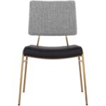 Brinley Dining Chair - Gold - Nightfall Black / Chacha Grey 9 Brinley Dining Chair - Gold - Nightfall Black / Chacha Grey 108903 108903 BRINLEY DINING CHAIR GOLD NIGHTFALL BLACK CHACHA GREY 1