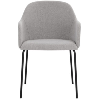 Hensley Dining Armchair - Mina Warm Grey 108914 108914 HENSLEY DINING ARMCHAIR MINA WARM GREY 1