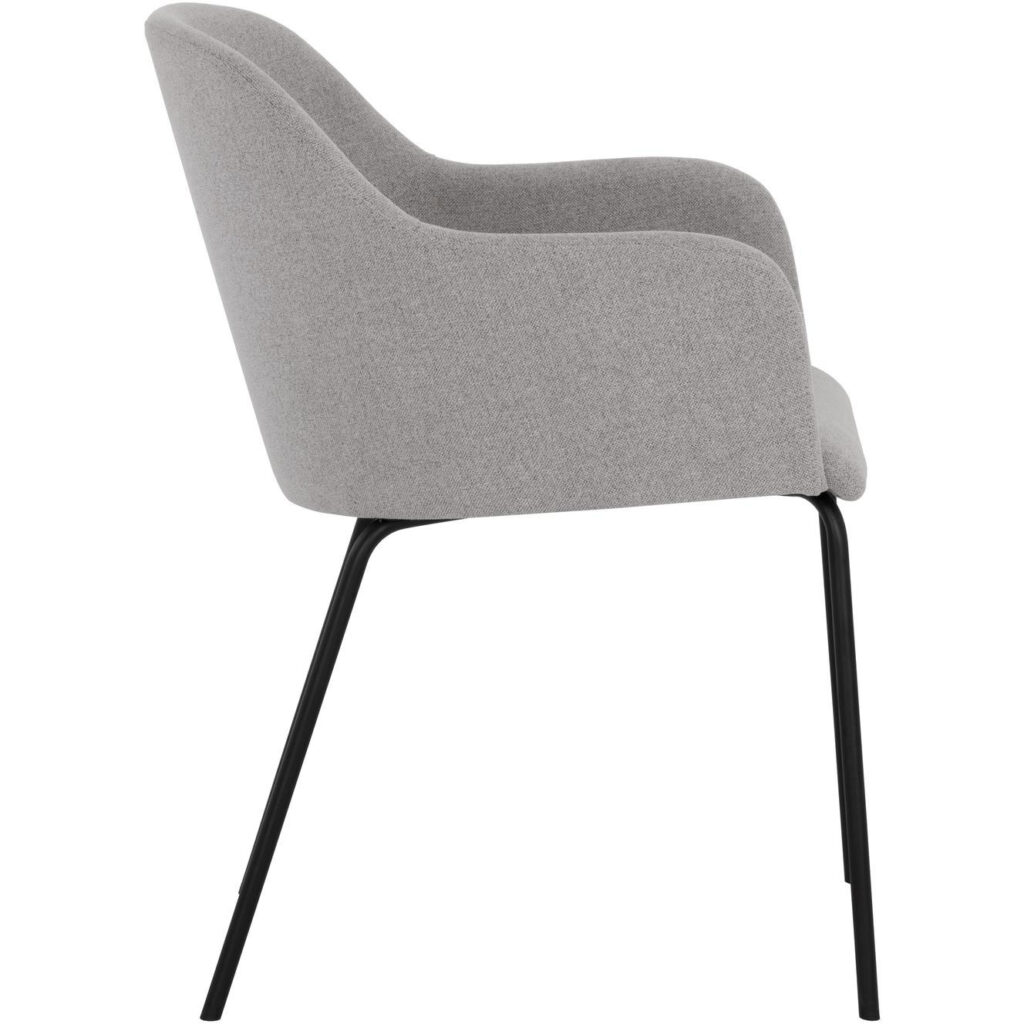 Hensley Dining Armchair - Mina Warm Grey - Image 3