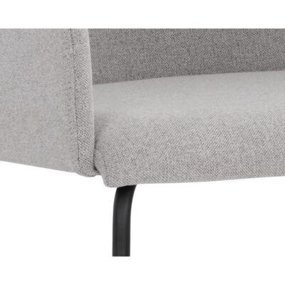 Hensley Dining Armchair - Mina Warm Grey 108914 108914 HENSLEY DINING ARMCHAIR MINA WARM GREY 6