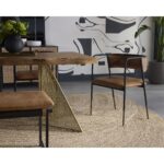Brenan Dining Armchair - Bravo Cognac 13 Brenan Dining Armchair - Bravo Cognac 108946 108946 BRENAN DINING ARMCHAIR BRAVO COGNAC 5