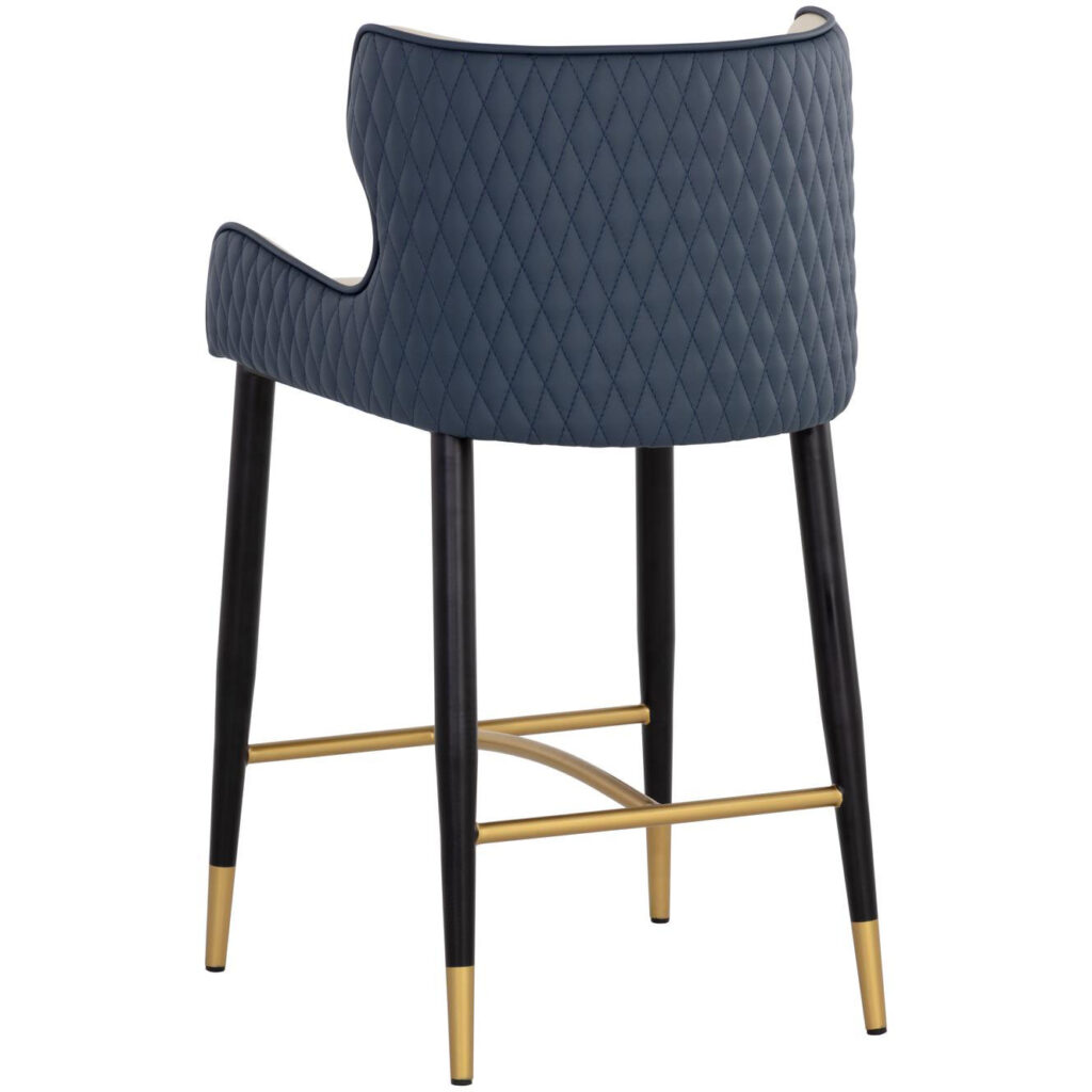 Gianni Counter Stool - Dillon Cream / Dillon Thunder - Image 3