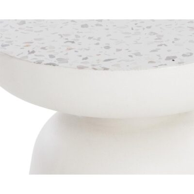 Lucida End Table - Terrazzo 108991 108991 LUCIDA END TABLE TERRAZZO WHITE 6