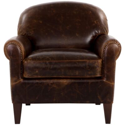 Bastoni Lounge Chair - Chocolate Leather 109010 109010 BASTONI LOUNGE CHAIR CHOCOLATE LEATHER 1