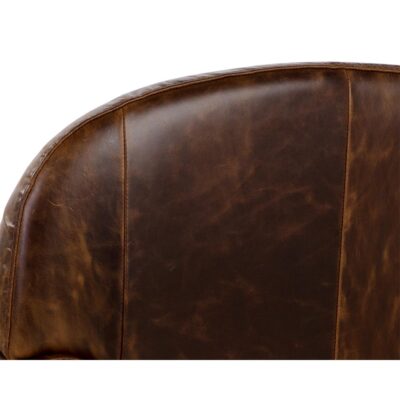 Bastoni Lounge Chair - Chocolate Leather 109010 109010 BASTONI LOUNGE CHAIR CHOCOLATE LEATHER 8