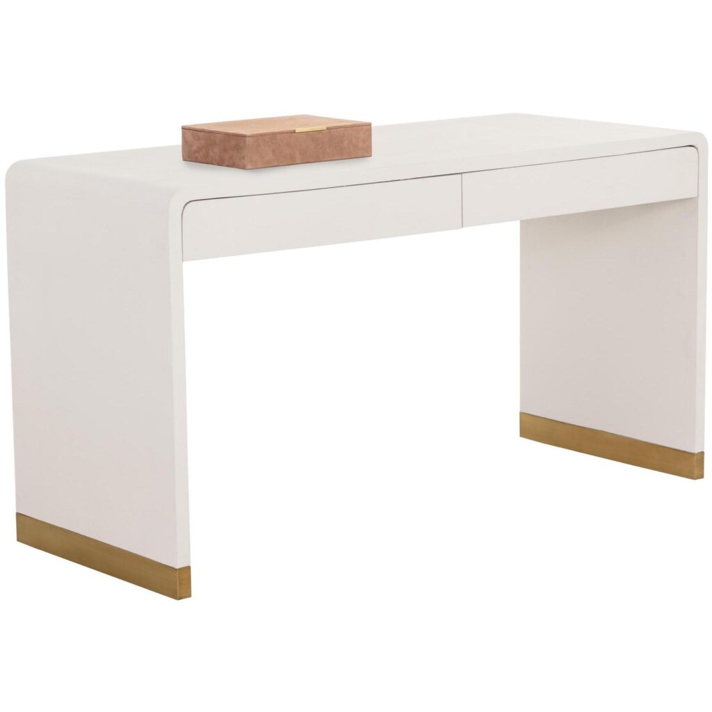 Ilona Desk - Oyster Shagreen