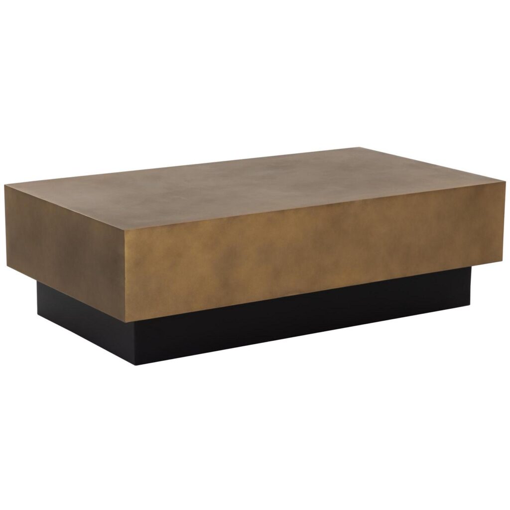 Blakely Coffee Table - Antique Brass - Image 2