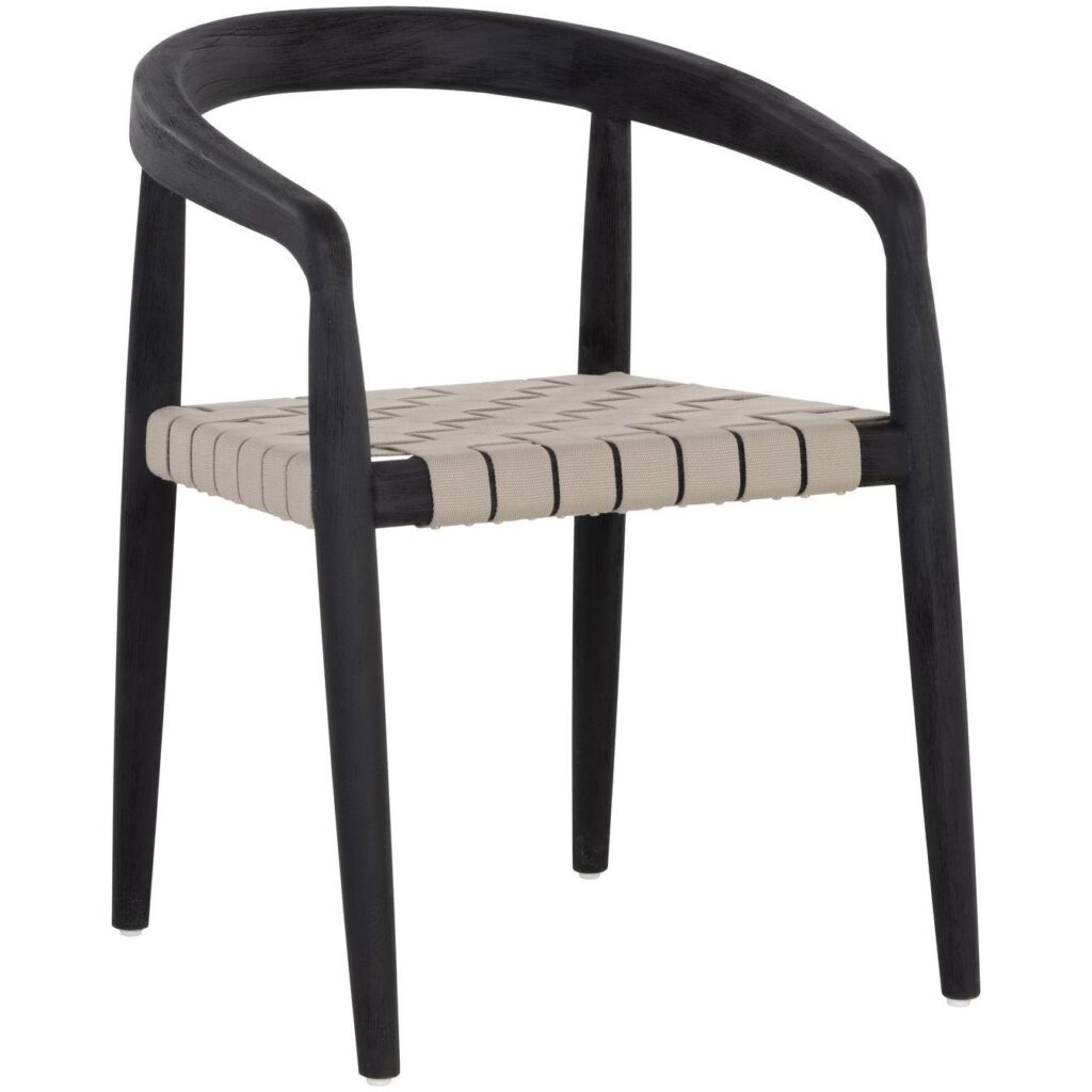 Cayman Dining Armchair - Charcoal