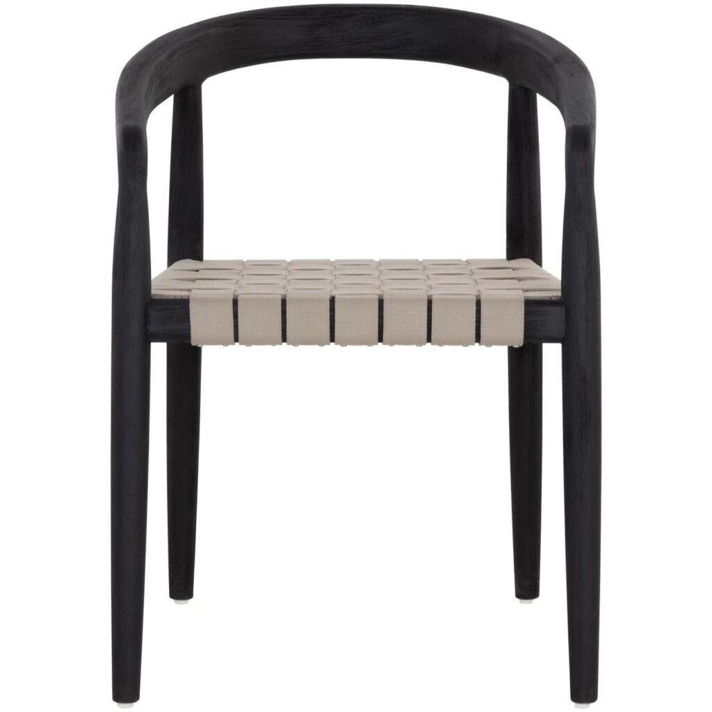 Cayman Dining Armchair - Charcoal - Image 2