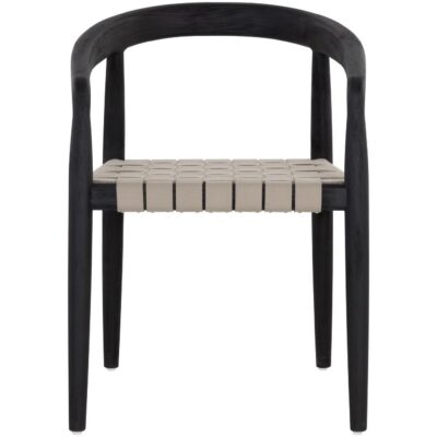 Cayman Dining Armchair - Charcoal 109043 109043 CAYMAN DINING ARMCHAIR CHARCOAL 1