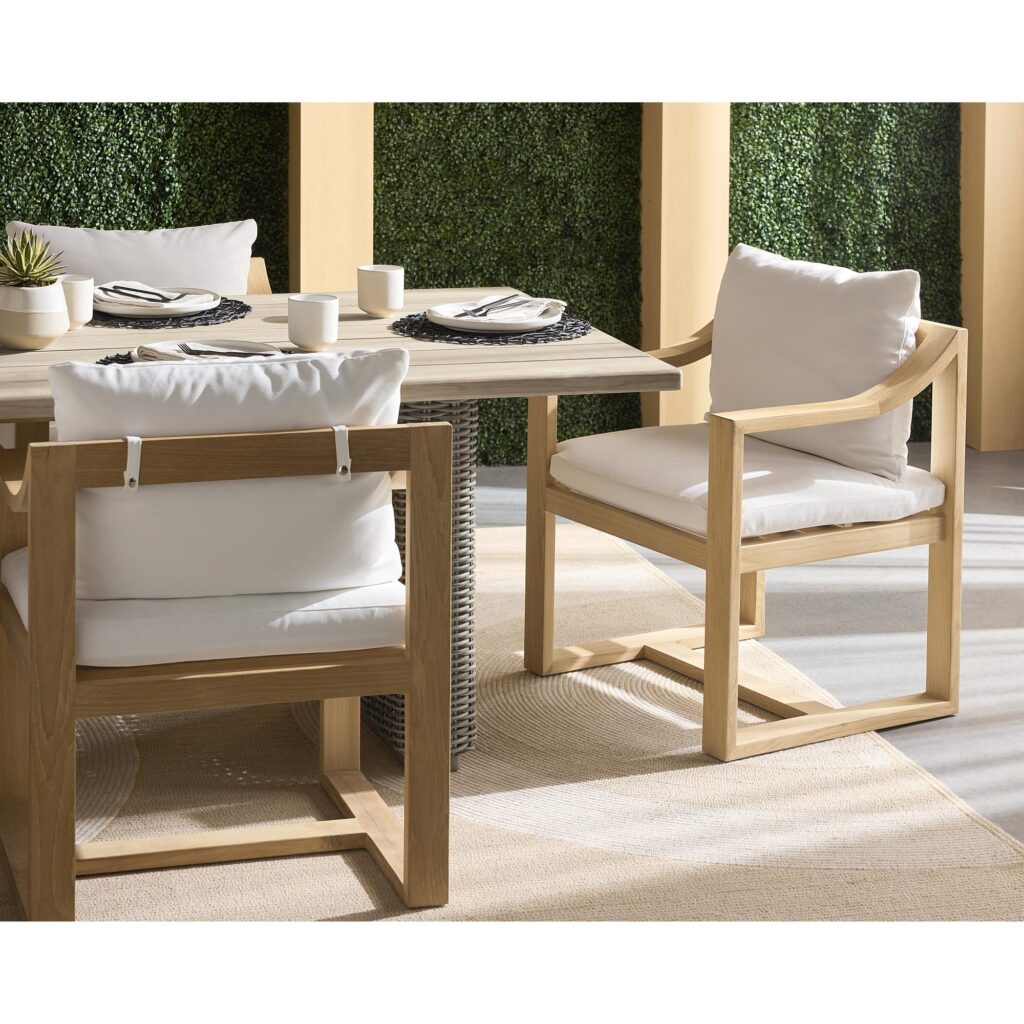 Tahiti Dining Armchair - Stinson White - Image 5