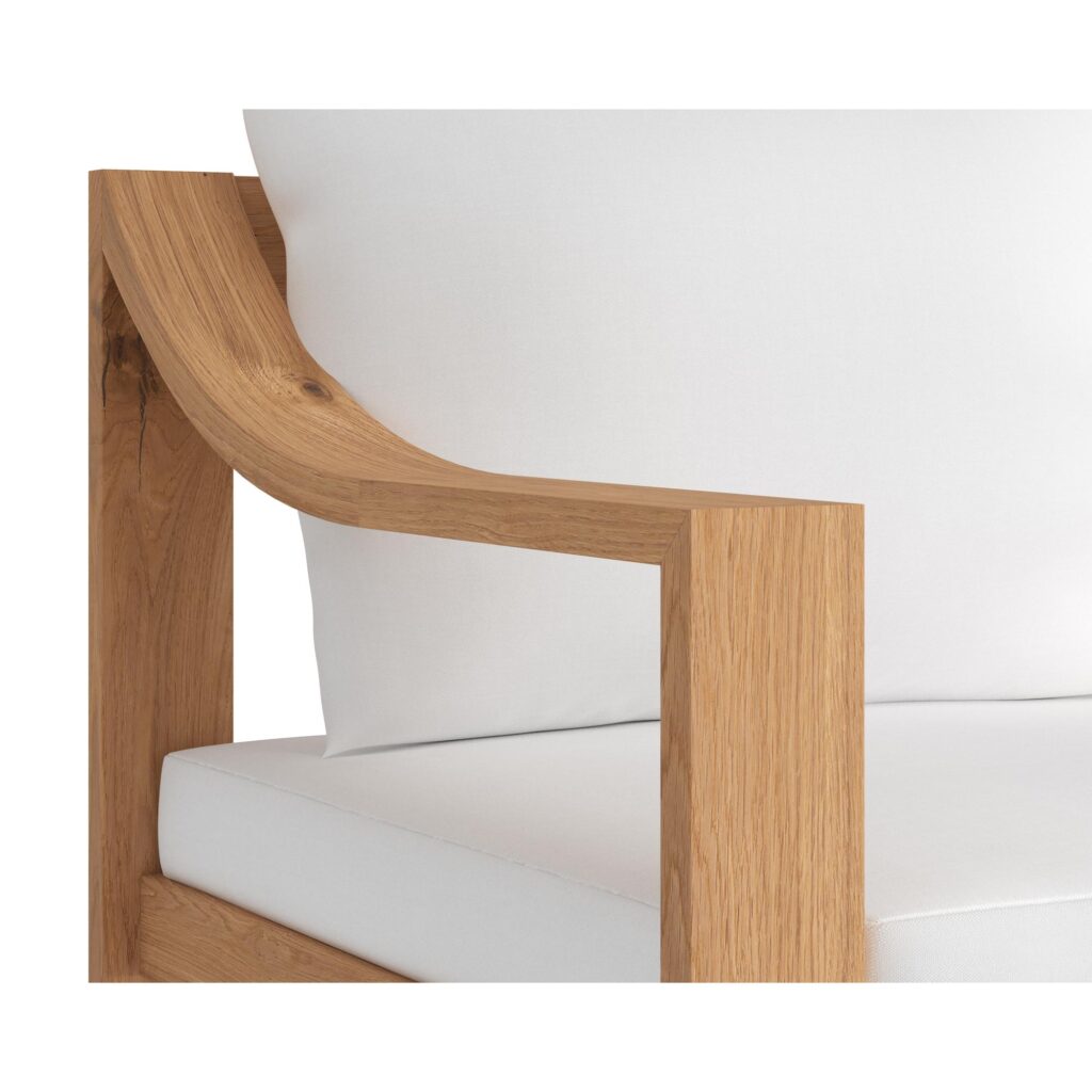 Tahiti Dining Armchair - Stinson White - Image 6