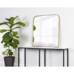 Calabasas Wall Mirror - Brass 6 Calabasas Wall Mirror - Brass 109069 109069 CALABASAS WALL MIRROR BRASS 5
