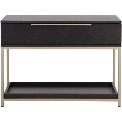 Rebel Nightstand - Large - Gold - Charcoal Grey 109073 109073 REBEL NIGHTSTAND LARGE GOLD CHARCOAL GREY 3