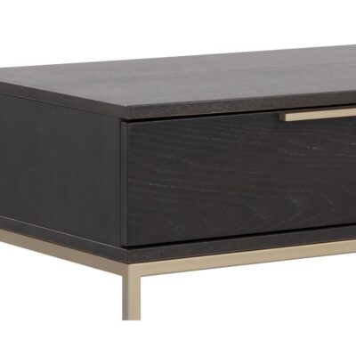 Rebel Nightstand - Large - Gold - Charcoal Grey 109073 109073 REBEL NIGHTSTAND LARGE GOLD CHARCOAL GREY 6