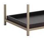 Rebel Nightstand - Large - Gold - Charcoal Grey 11 Rebel Nightstand - Large - Gold - Charcoal Grey 109073 109073 REBEL NIGHTSTAND LARGE GOLD CHARCOAL GREY 7