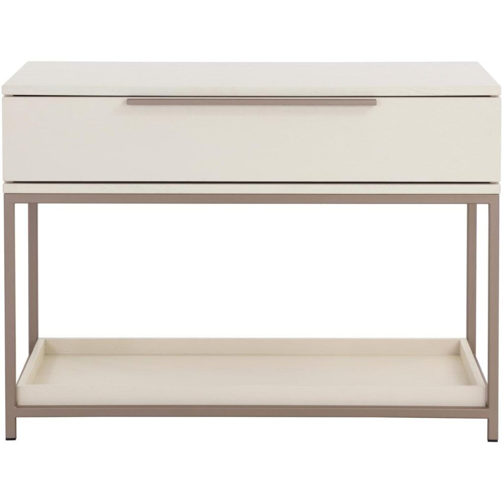 Rebel Nightstand - Large - Champagne Gold - Cream - Image 4