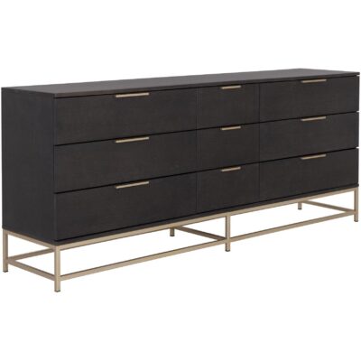 Rebel Dresser - Large - Gold - Charcoal Grey 109075 109075 REBEL DRESSER LARGE GOLD CHARCOAL GREY 1