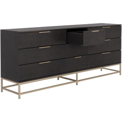 Rebel Dresser - Large - Gold - Charcoal Grey 109075 109075 REBEL DRESSER LARGE GOLD CHARCOAL GREY 2