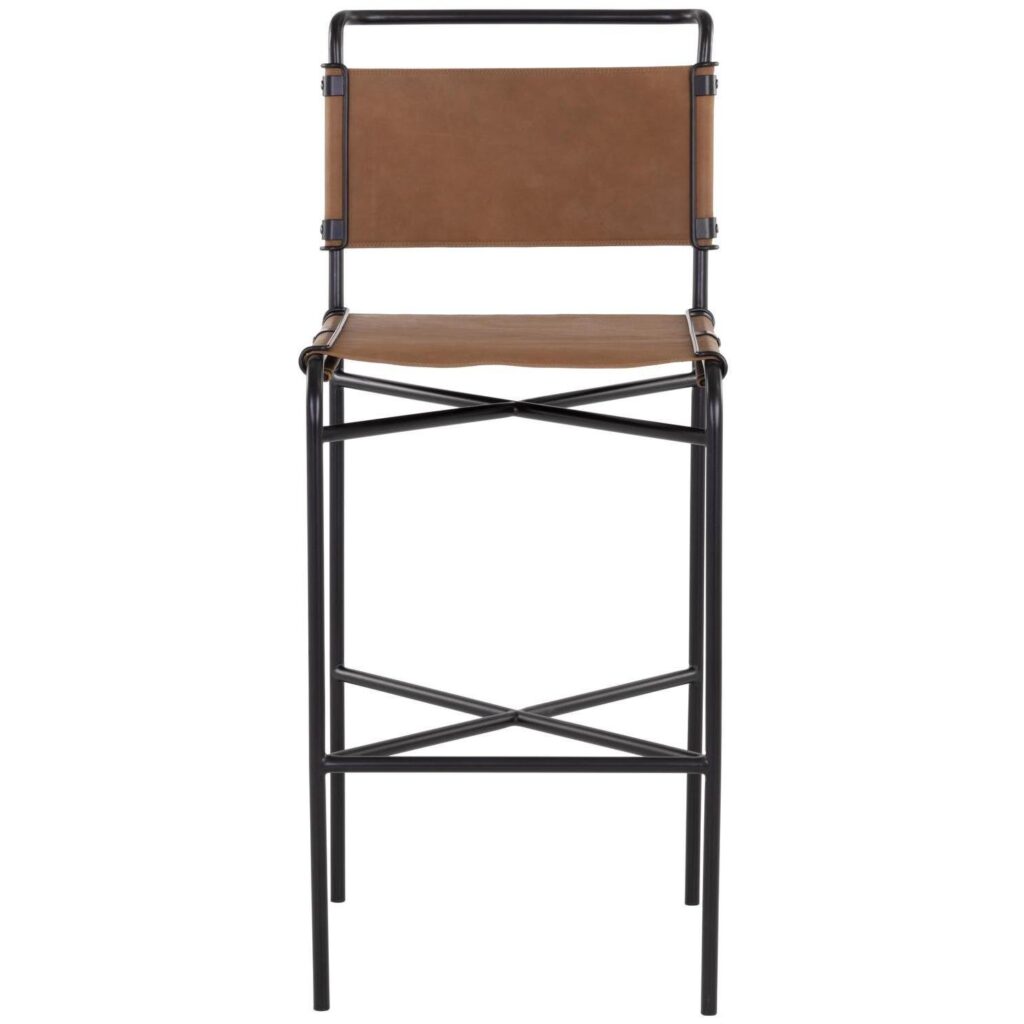 Corrigan Barstool - Cognac Leather - Image 2