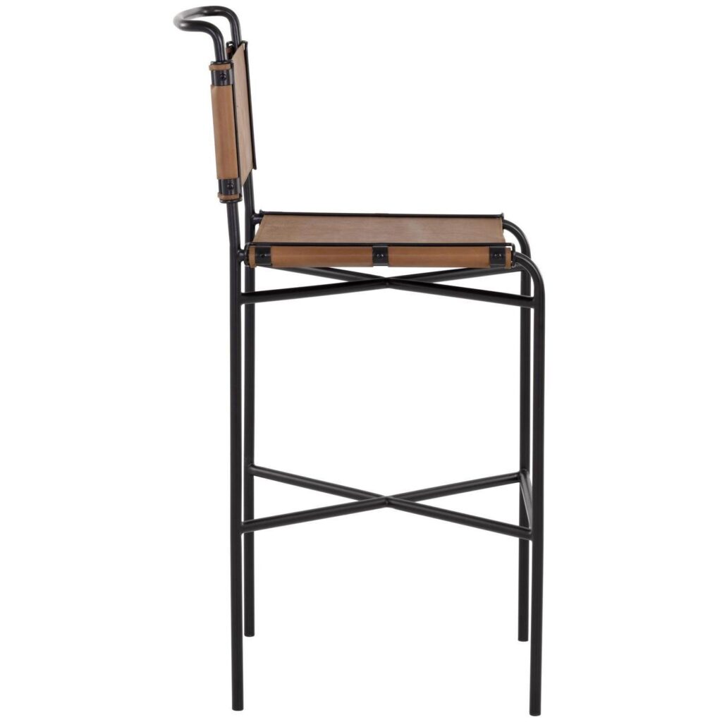 Corrigan Barstool - Cognac Leather - Image 3