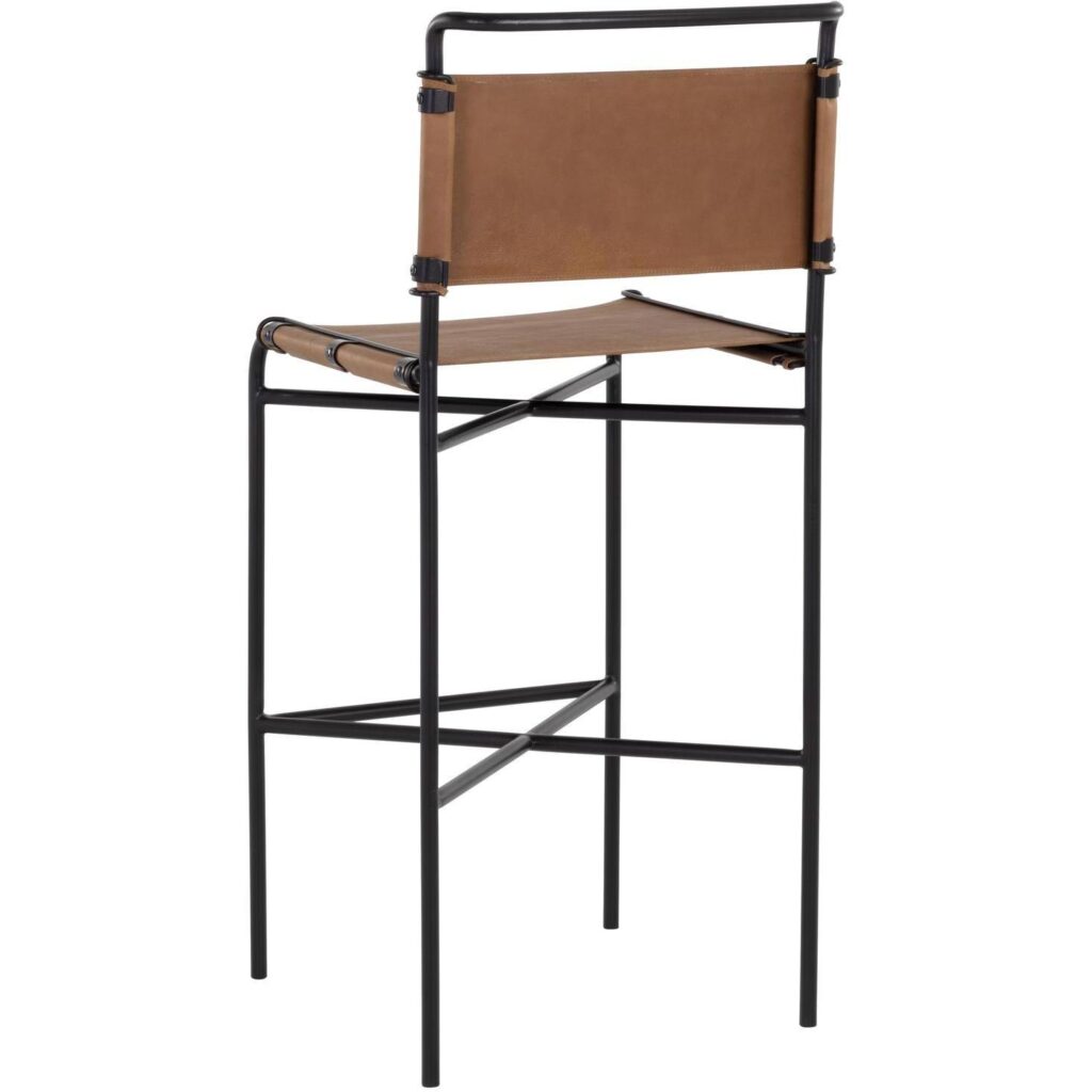 Corrigan Barstool - Cognac Leather - Image 4