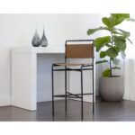 Corrigan Barstool - Cognac Leather 12 Corrigan Barstool - Cognac Leather 109087 109087 CORRIGAN BARSTOOL COGNAC LEATHER 5