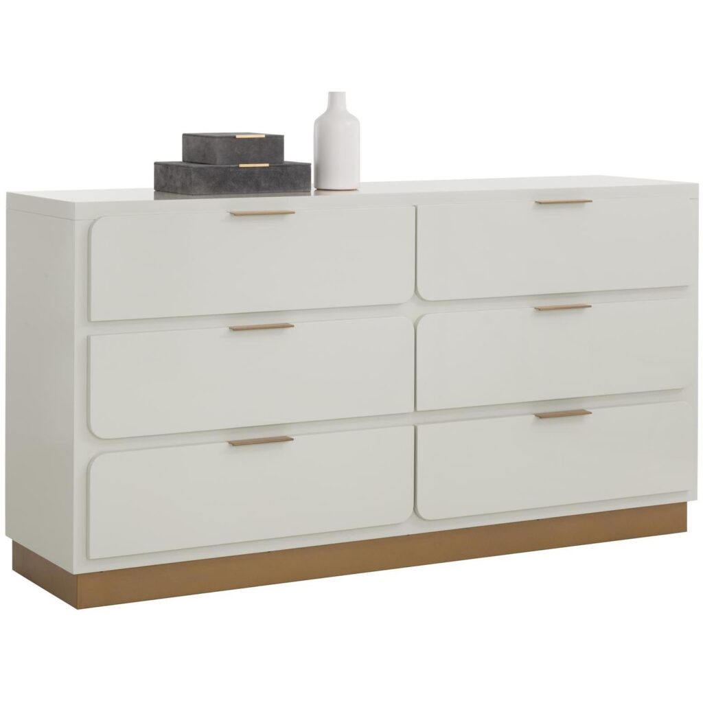 Jenkins Dresser - High Gloss Cream