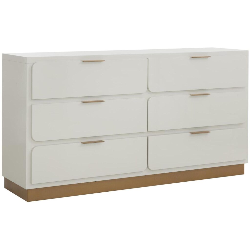 Jenkins Dresser - High Gloss Cream - Image 2