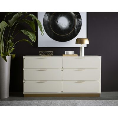 Jenkins Dresser - High Gloss Cream 109102 109102 JENKINS DRESSER HIGH GLOSS CREAM 5