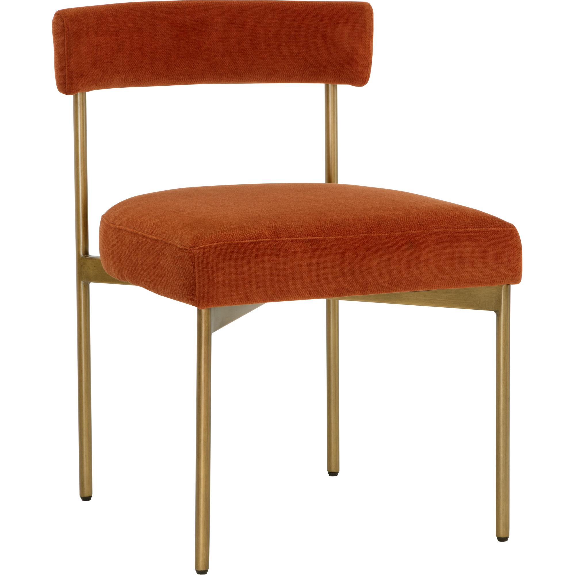 Seneca Dining Chair - Antique Brass - Danny Rust