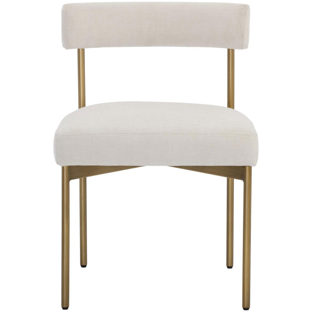 Seneca Dining Chair - Antique Brass - Danny Ivory - Image 2