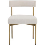 Seneca Dining Chair - Antique Brass - Danny Ivory 9 Seneca Dining Chair - Antique Brass - Danny Ivory 109132 109132 SENECA DINING CHAIR ANTIQUE BRASS DANNY IVORY 1