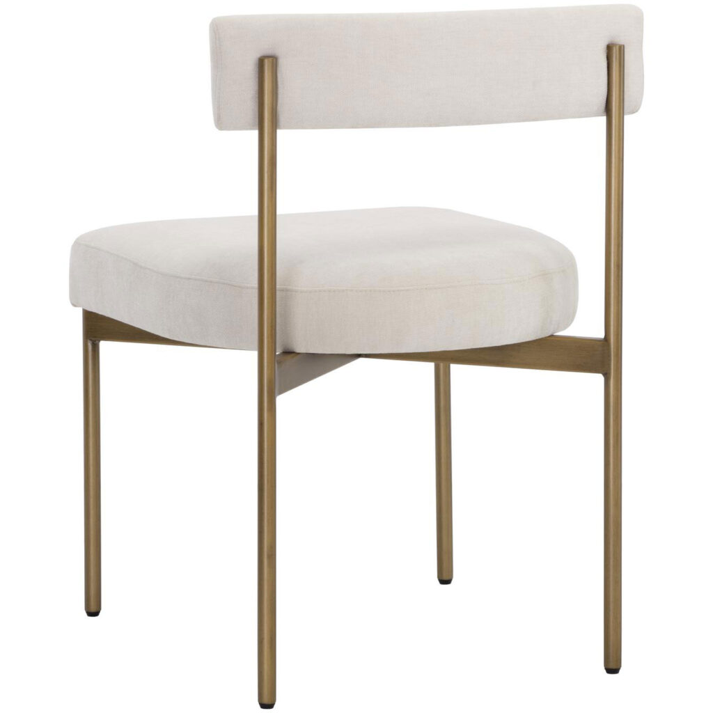 Seneca Dining Chair - Antique Brass - Danny Ivory - Image 4