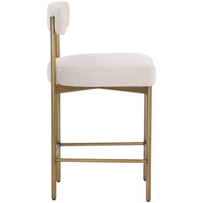 Seneca Counter Stool - Antique Brass - Danny Ivory 109135 109135 SENECA COUNTER STOOL ANTIQUE BRASS DANNY IVORY 2