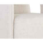 Kendrick Wheeled Dining Armchair - Moto Stucco 13 Kendrick Wheeled Dining Armchair - Moto Stucco 109138 109138 KENDRICK WHEELED DINING ARMCHAIR MOTO STUCCO 6